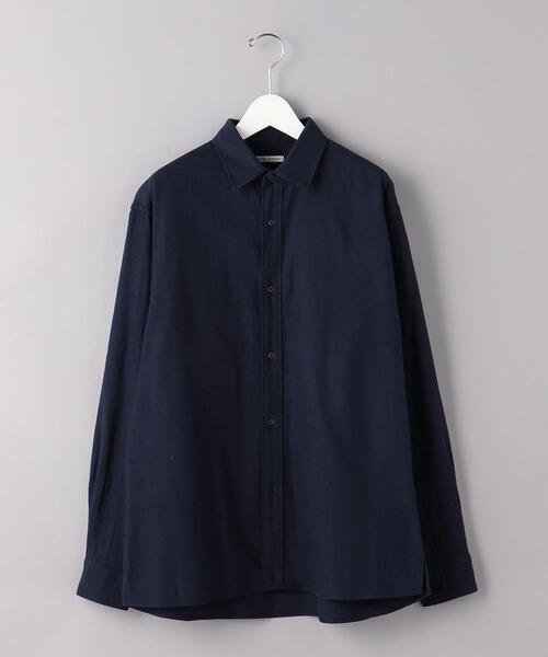 UNITED ARROWS(ユナイテッドアローズ)の「フランネル レギュラーカラーシャツ(シャツ/ブラウス・メンズ・ライトグレー/ネイビー/オフホワイト・M/L/XL/S)」の21枚目の写真