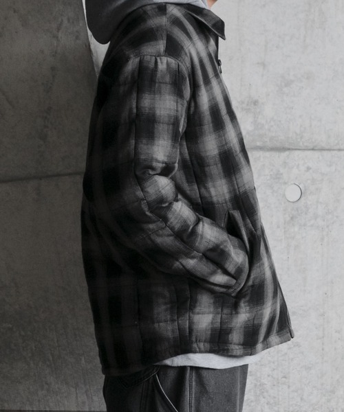 kutir（クティール）の「アソートキルティングジャケット（シャツ/ブラウス・メンズ・ブルー系その他/ブラック系その他/ブラック・MEDIUM/LARGE）」の20枚目の写真