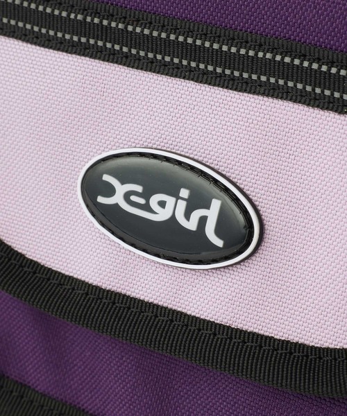 X-girl(エックスガール)の「FLAP POCKET MINI SHOULDER BAG(ショルダーバッグ・レディース・ブラック/マルチ・ONE SIZE)」の10枚目の写真