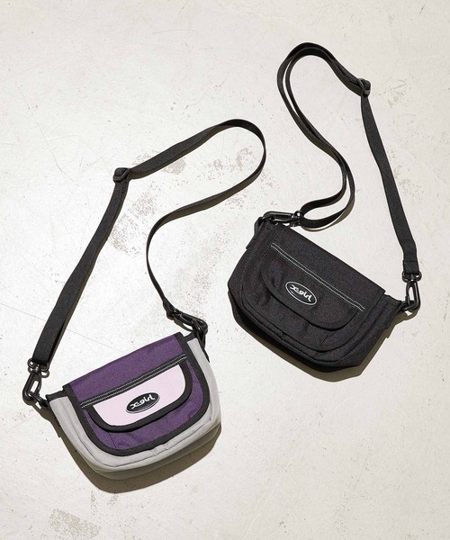 X-girl(エックスガール)の「FLAP POCKET MINI SHOULDER BAG(ショルダーバッグ・レディース・ブラック/マルチ・ONE SIZE)」の16枚目の写真