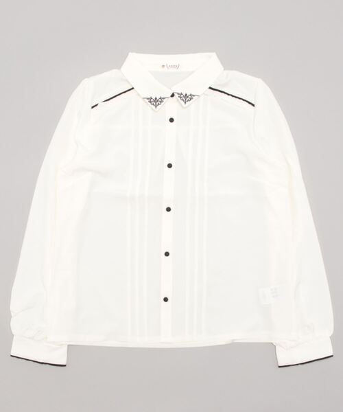axes femme（アクシーズファム）の「リボンセットブラウス（シャツ/ブラウス・レディース・キナリ/ベージュ/ブラック・MEDIUM/LARGE）」の5枚目の写真