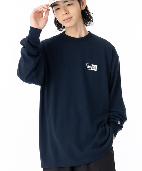 NEW ERA(ニューエラ)の「ニューエラ ロンT オーバーサイズ ONSPOTZ別注(Tシャツ/カットソー・メンズ・ブラック/ホワイト/グリーン/チャコール/カーキ/グレー/ブラウン/ネイビー・S/M/L/XL/XXL)」の8枚目の写真