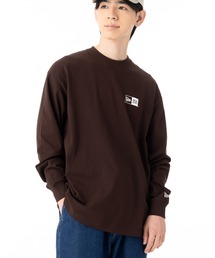GENTLEFULLNESS ロンT ブラウン GENTLE FULLNESS - RECYCLED COTTON SS TEE / GOLDEN POPPY