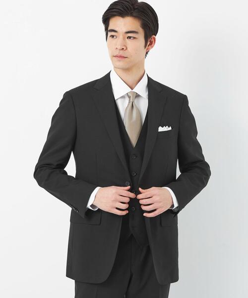 green label relaxing（グリーンレーベルリラクシング）の「＜REDA×green label relaxing＞トロ無地 2B RV スーツジャケット（スーツジャケット・メンズ・ブラック/ネイビー/ダークグレー/グレー・42/48/46/44/52/50）」の8枚目の写真