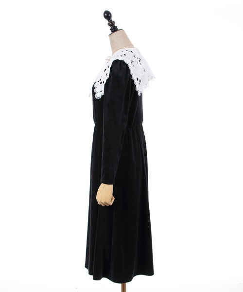 axes femme（アクシーズファム）の「クラシカルベロアワンピース