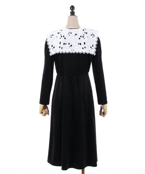 axes femme（アクシーズファム）の「クラシカルベロアワンピース