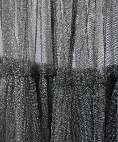 PROVOKE （プロヴォーク）の「【PROVOKE for ADAM ET ROPE'】innocent skirt（スカート・レディース・シルバー/ブラック・FREE）」の15枚目の写真