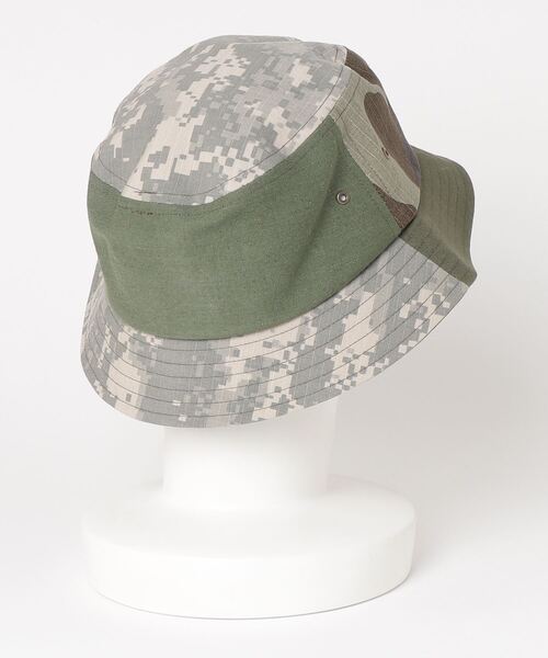 DL HEADWEAR(ディーエルヘッドウェア)の「DL Headwear Desire Bucket Hat Veteran Collection / ディーエル ヘッドウェア デザイア バケットハット ベテラン コレクション (ハット・メンズ・カモフラージュ・ONE SIZE)」の3枚目の写真