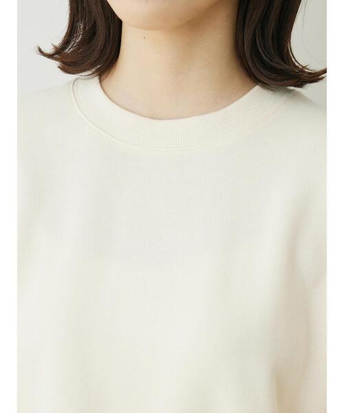 Green Parks(グリーンパークス)の「裏起毛オーバーサイズクループルオーバー(スウェット・レディース・パープル/ライトグレー/ピンク/アイボリー/ブラック・FREE)」の17枚目の写真