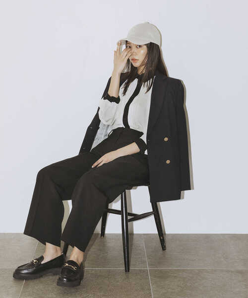 N.（N. Natural Beauty Basic）（エヌエヌナチュラルビューティーベーシック）の「◆ピンタックとろみシャツブラウス（シャツ/ブラウス・レディース・ベージュ/ピンク/オフホワイト・MEDIUM）」の21枚目の写真