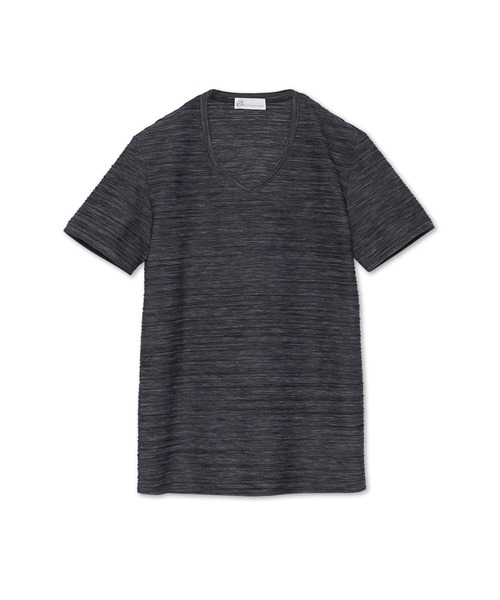 TORNADO MART(トルネードマート)の「ZERO by TORNADO MART∴ストームタック天竺ボーダー半袖カットソー(Tシャツ/カットソー・メンズ・ホワイト/ブルー/ブラック・M/L/LL)」の21枚目の写真