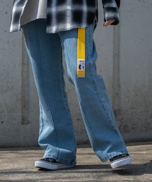 JOHN'S CLOSET | 【i】12ozデニム ピンタックフレアパンツ(デニムパンツ)