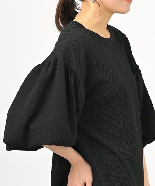 rps(アールピーエス)の「バルーンスリーブジャガードプルオーバー(Tシャツ/カットソー・レディース・オフホワイト/ダークグリーン/グレイッシュベージュ/ブラック・フリー)」の10枚目の写真