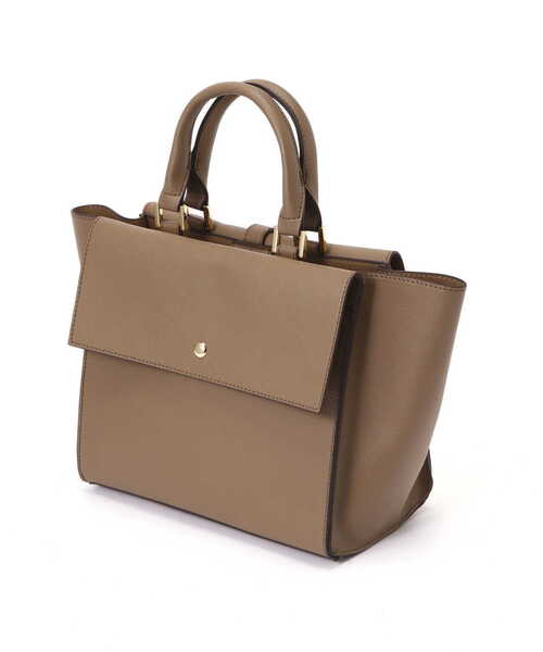 N.（N. Natural Beauty Basic）（エヌエヌナチュラルビューティーベーシック）の「ひねり金具ベルトデザイントートバッグ（トートバッグ・レディース・ブラック/ベージュ・ﾌﾘ-）」の5枚目の写真