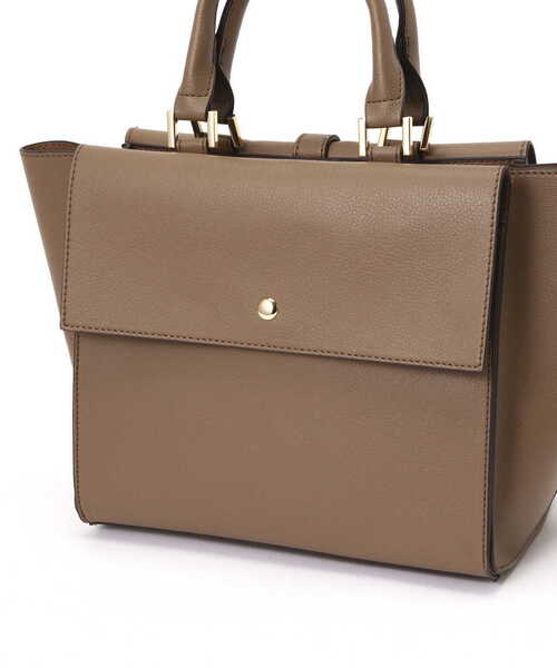 N.（N. Natural Beauty Basic）（エヌエヌナチュラルビューティーベーシック）の「ひねり金具ベルトデザイントートバッグ（トートバッグ・レディース・ブラック/ベージュ・ﾌﾘ-）」の14枚目の写真