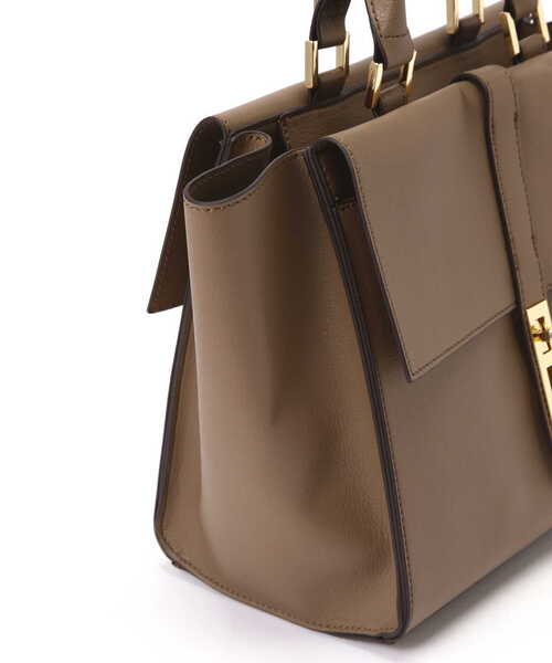 N.（N. Natural Beauty Basic）（エヌエヌナチュラルビューティーベーシック）の「ひねり金具ベルトデザイントートバッグ（トートバッグ・レディース・ブラック/ベージュ・ﾌﾘ-）」の15枚目の写真