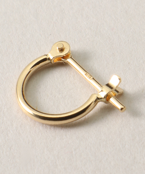 VERMEIL par iena（ヴェルメイユパーイエナ）の「【MARIHA/マリハ】ネガイゴト フープピアス SSS シャイン（ピアス（両耳用）・レディース・ゴールド・FREE）」の4枚目の写真