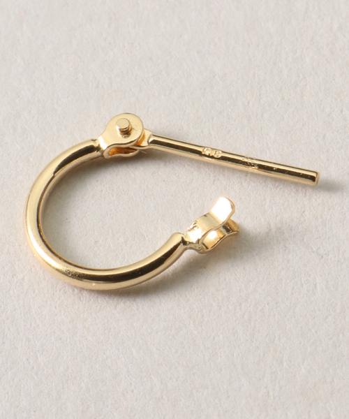 VERMEIL par iena（ヴェルメイユパーイエナ）の「【MARIHA/マリハ】ネガイゴト フープピアス SSS シャイン（ピアス（両耳用）・レディース・ゴールド・FREE）」の5枚目の写真