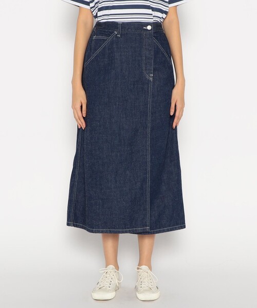 DANTON（ダントン）の「WOMEN'S DENIM WIDE SKIRT（デニムスカート・レディース・インディゴブルー・38/36）」の7枚目の写真
