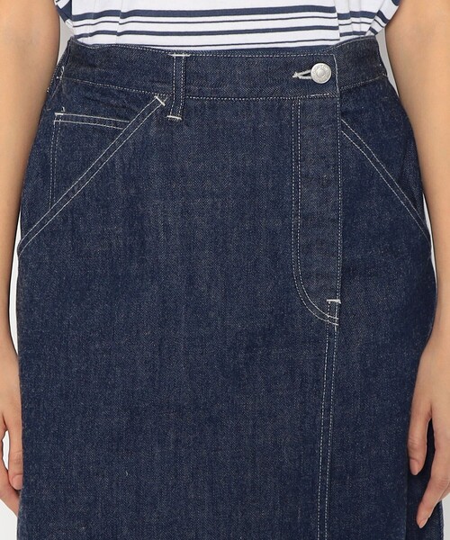 DANTON（ダントン）の「WOMEN'S DENIM WIDE SKIRT（デニムスカート・レディース・インディゴブルー・38/36）」の10枚目の写真
