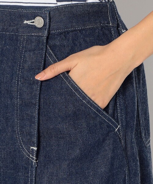 DANTON（ダントン）の「WOMEN'S DENIM WIDE SKIRT（デニムスカート・レディース・インディゴブルー・38/36）」の15枚目の写真