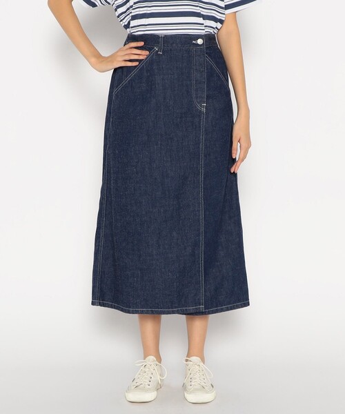 DANTON（ダントン）の「WOMEN'S DENIM WIDE SKIRT（デニムスカート・レディース・インディゴブルー・38/36）」の14枚目の写真