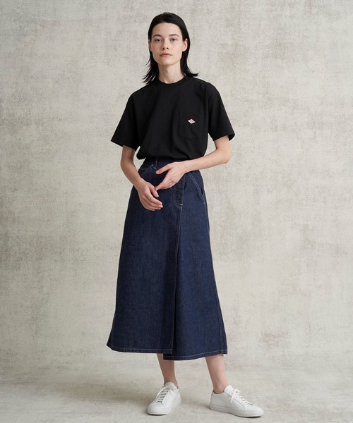 DANTON（ダントン）の「WOMEN'S DENIM WIDE SKIRT（デニムスカート・レディース・インディゴブルー・38/36）」の5枚目の写真
