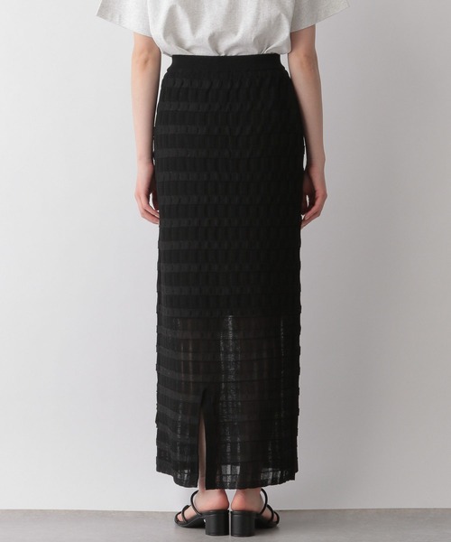 LOWRYS FARM（ローリーズファーム）の「シアーラメタイトスカート　193766（スカート・レディース・ブラック/ブルー/アイボリー・FREE）」の19枚目の写真