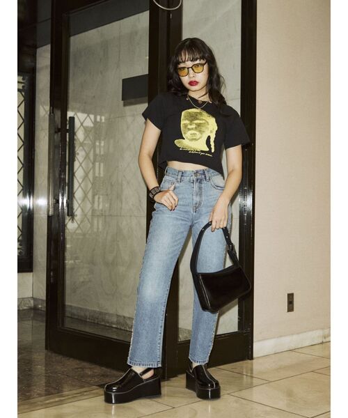 jouetie（ジュエティ）の「パイピングアシメワンハンドルBAG（ハンドバッグ・レディース・ブラック/シルバー/ブルー・FREE）」の9枚目の写真