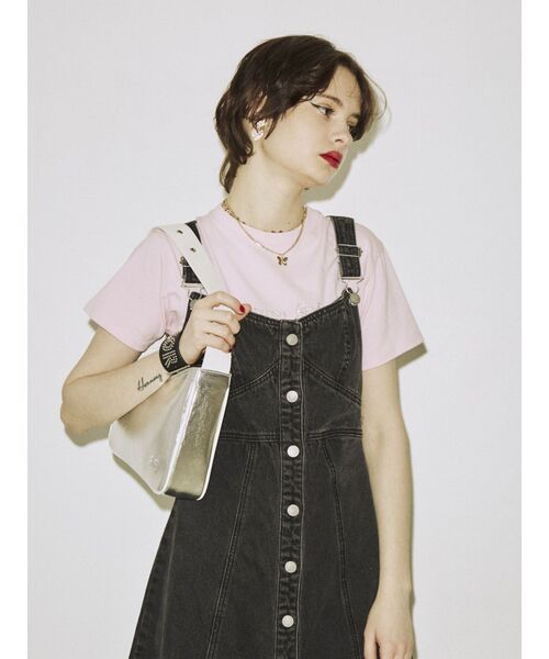 jouetie（ジュエティ）の「パイピングアシメワンハンドルBAG（ハンドバッグ・レディース・ブラック/シルバー/ブルー・FREE）」の10枚目の写真