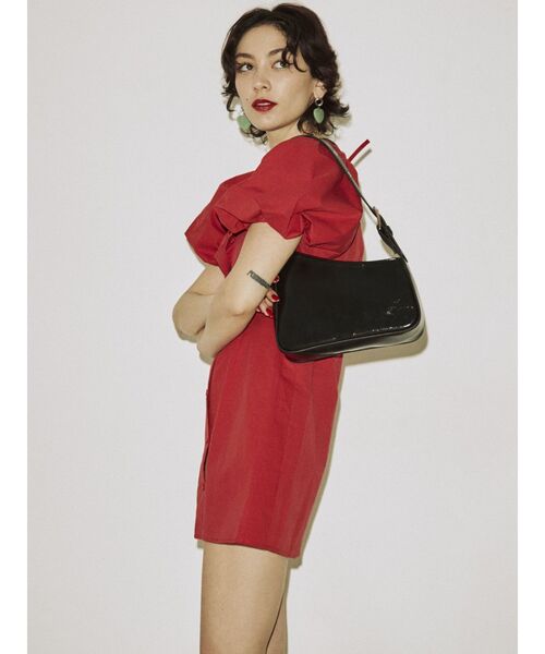 jouetie（ジュエティ）の「パイピングアシメワンハンドルBAG（ハンドバッグ・レディース・ブラック/シルバー/ブルー・FREE）」の15枚目の写真