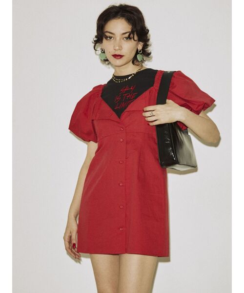 jouetie（ジュエティ）の「パイピングアシメワンハンドルBAG（ハンドバッグ・レディース・ブラック/シルバー/ブルー・FREE）」の16枚目の写真