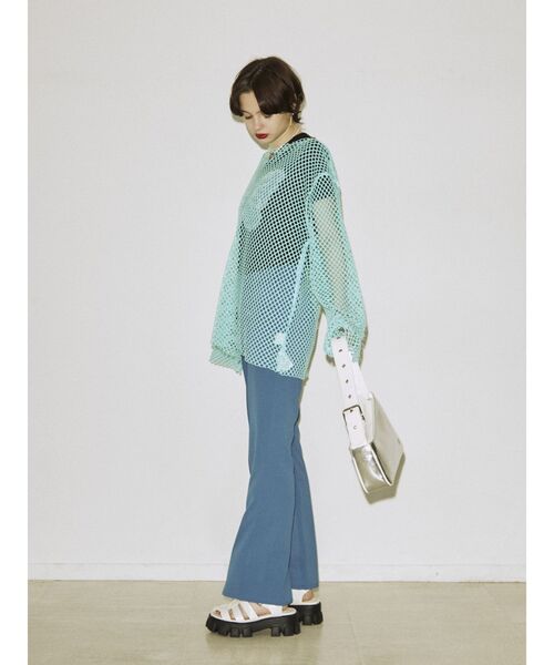 jouetie（ジュエティ）の「パイピングアシメワンハンドルBAG（ハンドバッグ・レディース・ブラック/シルバー/ブルー・FREE）」の19枚目の写真