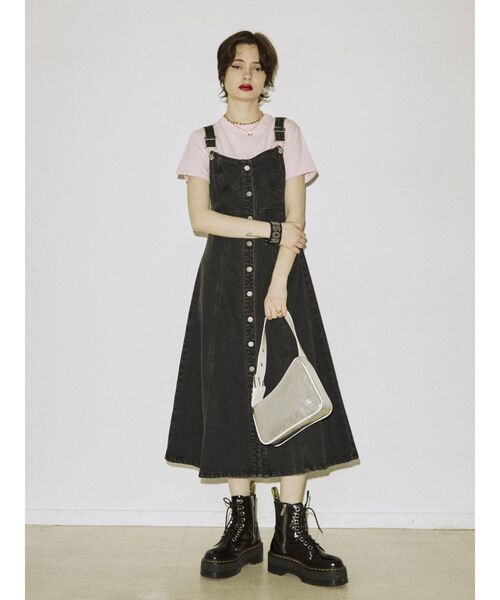 jouetie（ジュエティ）の「パイピングアシメワンハンドルBAG（ハンドバッグ・レディース・ブラック/シルバー/ブルー・FREE）」の22枚目の写真