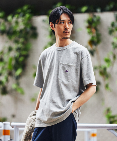 ザ・ノースフェイス パープルレーベル H/S Logo Pocket Tee THE NORTH FACE PURPLE LABEL 7oz H/S Pocket Tee Black（ザ