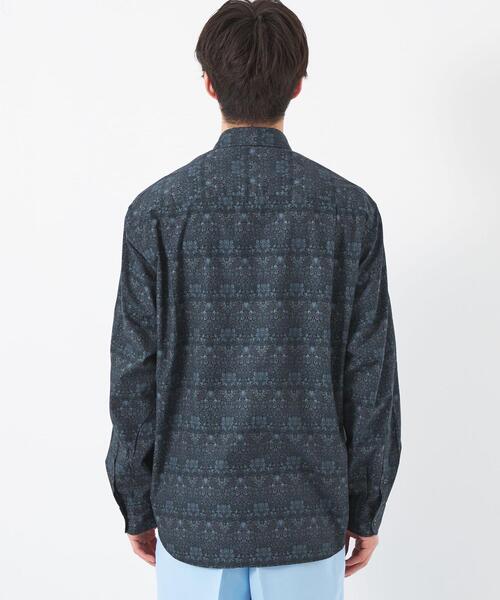green label relaxing(グリーンレーベルリラクシング)の「William Morris ジャストルーズ レギュラーカラー シャツ(シャツ/ブラウス・メンズ・ライトブルー/ライトグレー/ネイビー・S/L/XL/M)」の10枚目の写真
