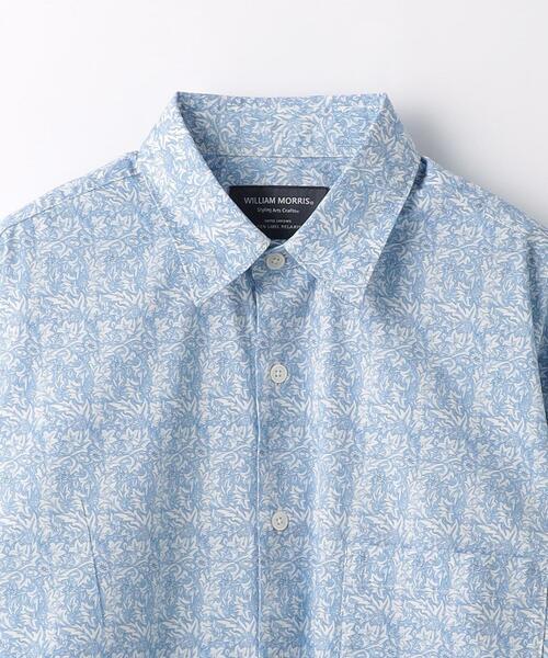 green label relaxing(グリーンレーベルリラクシング)の「William Morris ジャストルーズ レギュラーカラー シャツ(シャツ/ブラウス・メンズ・ライトブルー/ライトグレー/ネイビー・S/L/XL/M)」の4枚目の写真