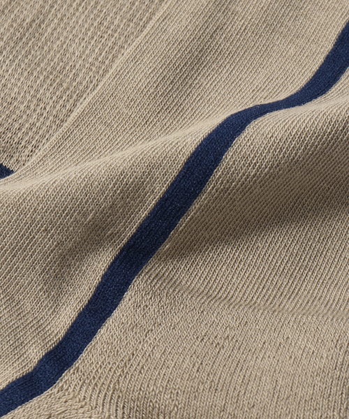 CHICSTOCKS（シックストックス）の「【CHICSTOCKS / シックストックス】LINE SOCKS（ソックス/靴下・メンズ・ダークブルー/ブラック/グレー/ホワイト×ホワイト/キャメル/ライトグレー/モスグリーン/オレンジ・FREE）」の11枚目の写真