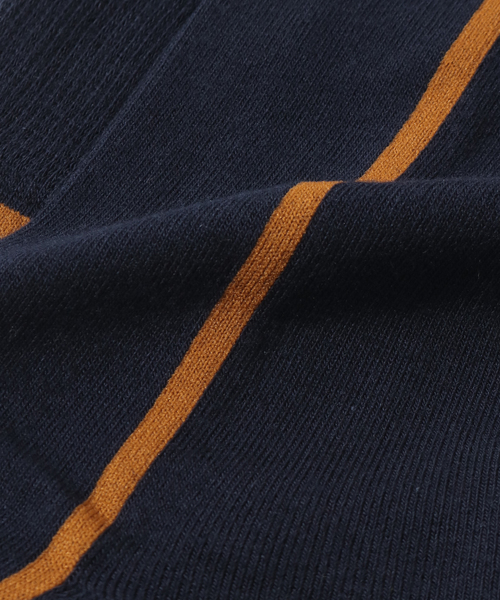 CHICSTOCKS（シックストックス）の「【CHICSTOCKS / シックストックス】LINE SOCKS（ソックス/靴下・メンズ・ダークブルー/ブラック/グレー/ホワイト×ホワイト/キャメル/ライトグレー/モスグリーン/オレンジ・FREE）」の15枚目の写真