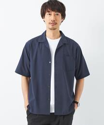 green label relaxing | TWウォッシャブルトロ オープンカラー シャツ-マシンウォッシャブル・防シワ・ストレッチ-(シャツ/ブラウス)