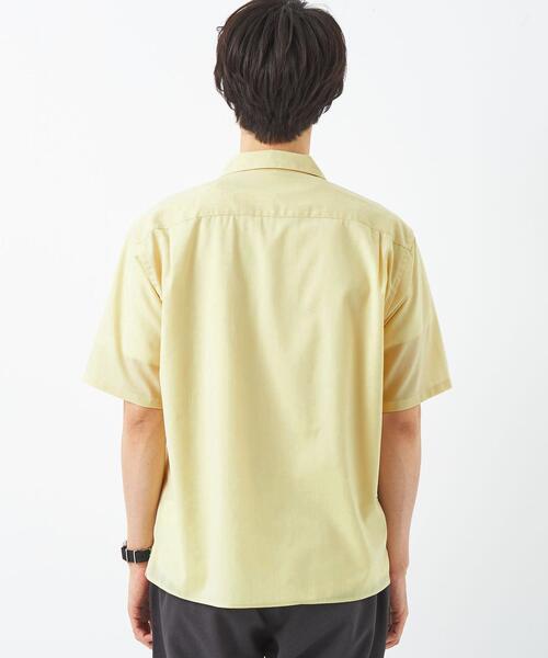 green label relaxing(グリーンレーベルリラクシング)の「TWウォッシャブルトロ オープンカラー シャツ-マシンウォッシャブル・防シワ・ストレッチ-(シャツ/ブラウス・メンズ・ネイビー/ライトブルー/ダークグリーン/モカ/イエロー/ロイヤルブルー・XL/M/S/XS/L)」の16枚目の写真