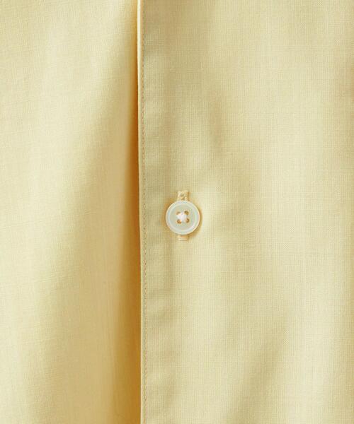 green label relaxing(グリーンレーベルリラクシング)の「TWウォッシャブルトロ オープンカラー シャツ-マシンウォッシャブル・防シワ・ストレッチ-(シャツ/ブラウス・メンズ・ネイビー/ライトブルー/ダークグリーン/モカ/イエロー/ロイヤルブルー・XL/M/S/XS/L)」の21枚目の写真