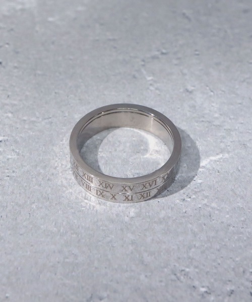 SBG（エスビー）の「SBG ローマ数字ジョイントロールリング（リング・メンズ・シルバー・18号/16号/21号）」の2枚目の写真