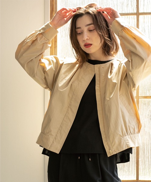 OPAQUE.CLIP（オペークドットクリップ）の「◇ノーカラーブルゾン