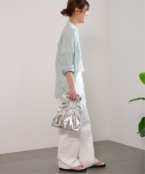 JOURNAL STANDARD relume(ジャーナルスタンダード レリューム)の「■《追加2》ワイドベイカーパンツ(カーゴパンツ・レディース・ホワイト/ネイビー/カーキ・38/36)」の6枚目の写真