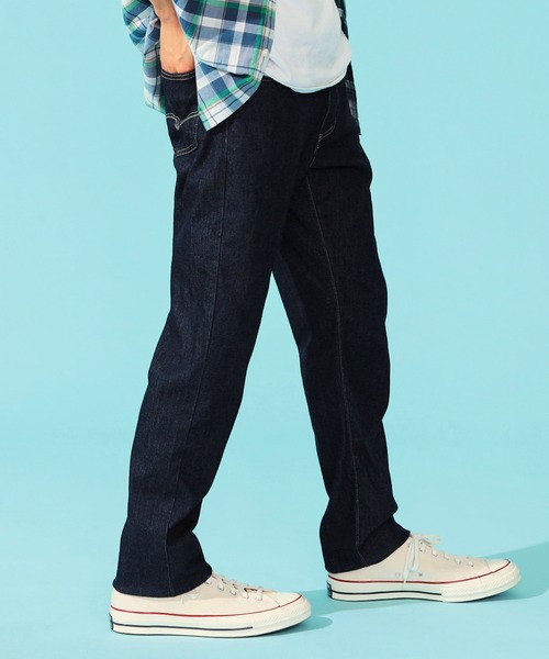 EDWIN(エドウィン)の「EDWIN エドウィン 【夏用】ジャージーズ COOL レギュラーストレート デニムパンツ ジーンズ ストレッチ 涼しい(デニムパンツ・メンズ・ライトインディゴブルー/ブルーグレー/インディゴブルー/グレー/ダークインディゴブルー/ベージュ/ネイビー/ブラック/ブルー系その他3/ブルー系その他2/ブルー系その他/ライトベージュ/チャコールグレー/カーキ/ベージュ系その他/ブルー・MEDIUM/LARGE/SMALL/X-SMALL/X-LARGE)」の18枚目の写真