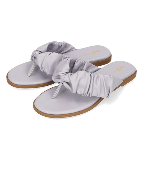 ■ギャザートングフラットサンダル/32213（サンダル）｜WA ORiental TRaffic（ダブルエーオリエンタルトラフィック）