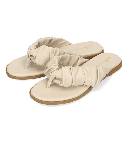 ■ギャザートングフラットサンダル/32213（サンダル）｜WA ORiental TRaffic（ダブルエーオリエンタルトラフィック）