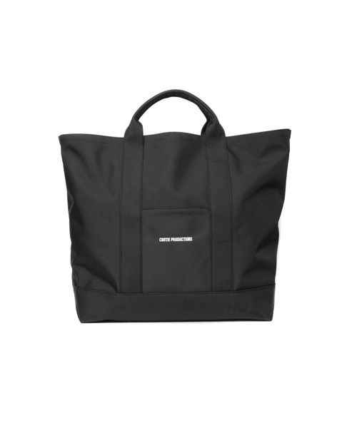 COOTIE PRODUCTIONS（クーティープロダクションズ）の「Standard Tote Bag - L（ショルダーバッグ・メンズ・ブラック・ONE SIZE）」の2枚目の写真