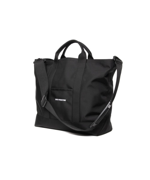 COOTIE PRODUCTIONS（クーティープロダクションズ）の「Standard Tote Bag - L（ショルダーバッグ・メンズ・ブラック・ONE SIZE）」の4枚目の写真
